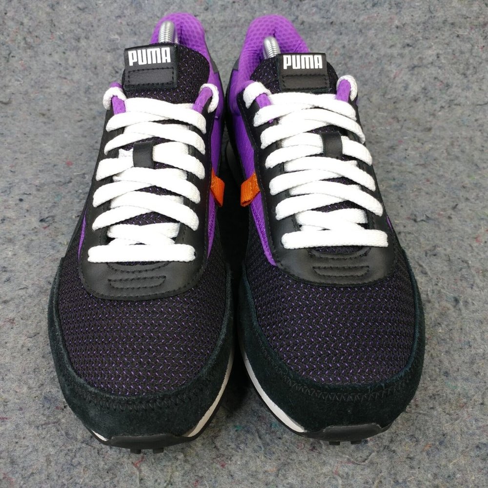 Puma Future Rider Mens 11 Shoes Athletic Sneakers Low Top Black Purple 382068-01 - Picture 4 of 10